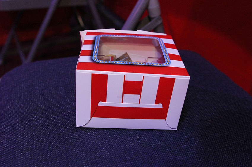 Each seat had a prize.