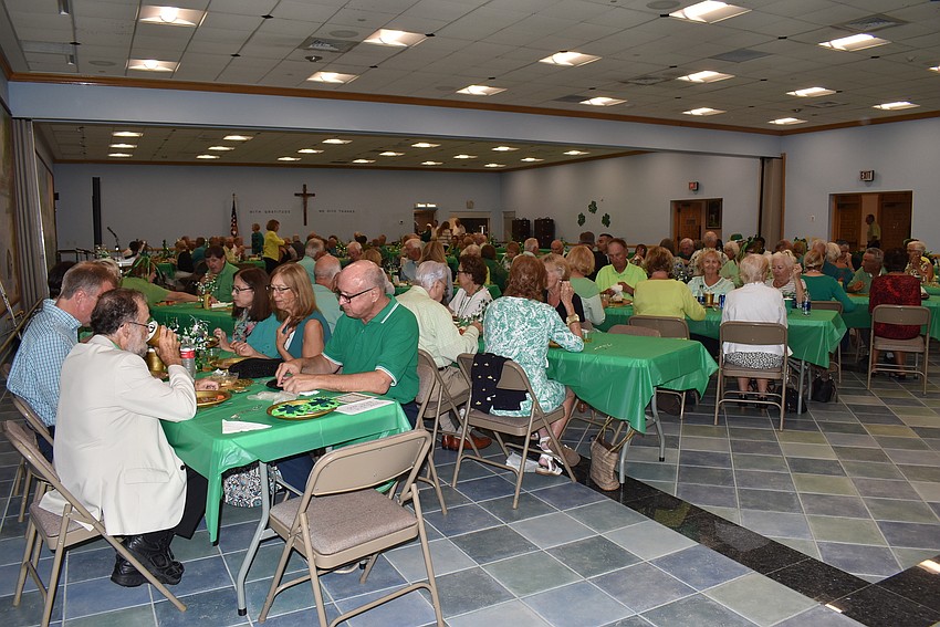 Attendees dined and drank.