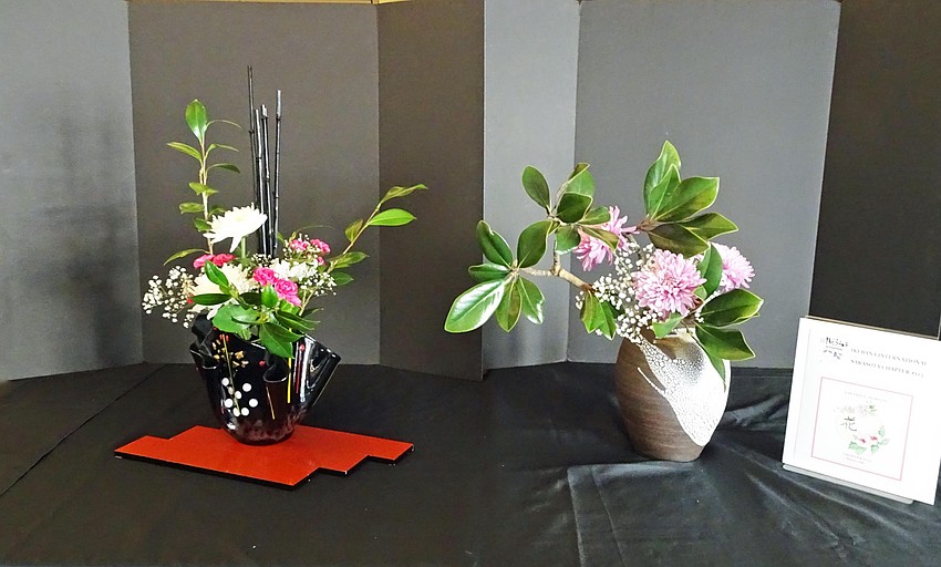 Two of Curran's demonstrations. Photo courtesy of Barbara Jendrysik