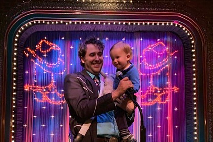Florida Studio Theatre&#39;s "Outlaws and Angels" had a long run this season, and on the final night before everything at FST shut down, Nick Lerangis got to share the stage with his 18-month-old son, Bobby. (Courtesy photo)