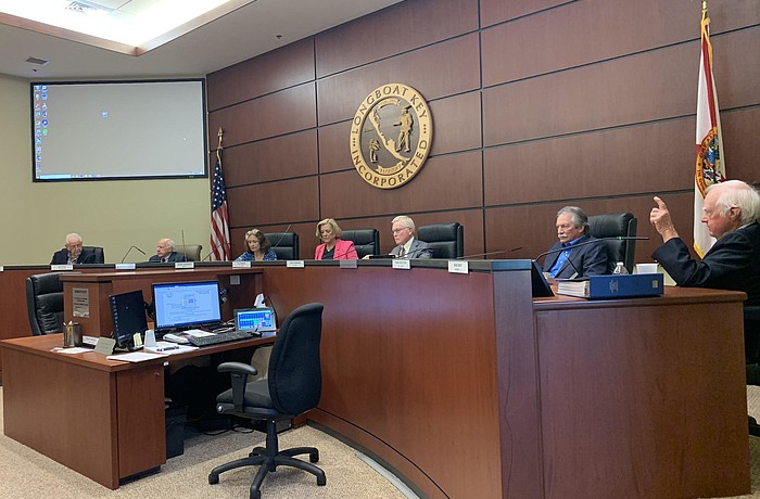The Longboat Key Town Commission met on March 23. It will be the last in-person meeting the commission has for the foreseeable future because of the coronavirus pandemic.