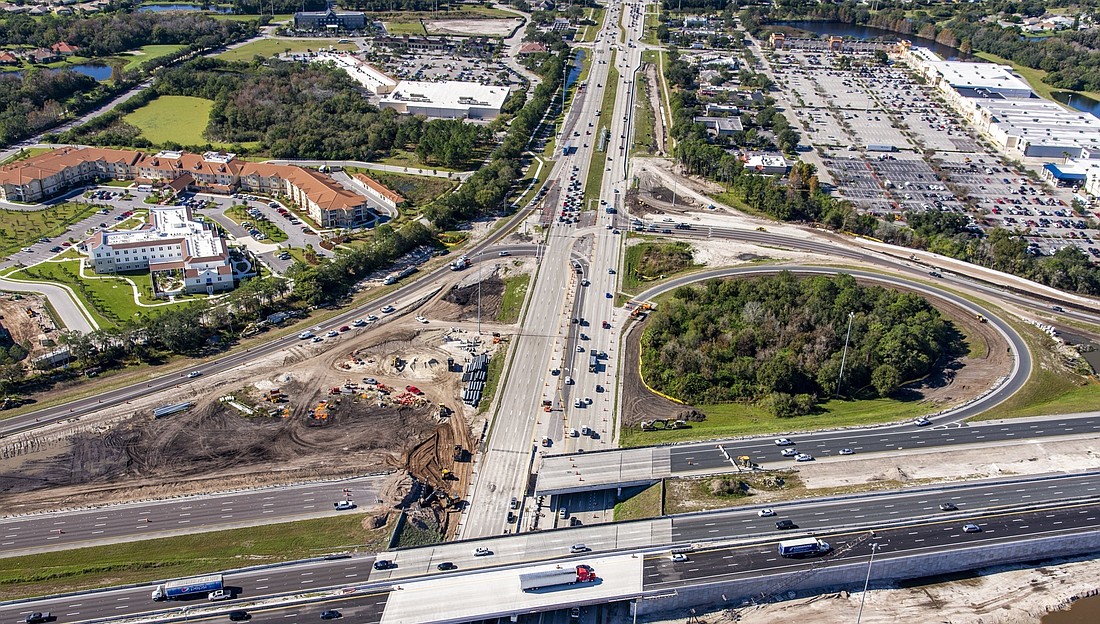 The accelerated project is part of the overall $80.8 million plan to widen 6.75 miles of I-75 from north of University Parkway to south of S.R. 64 and reconstruct the S.R. 70/I-75 interchange. Courtesy photo.