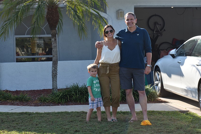 Finn, Melanie and David Deloie