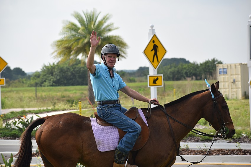 The Sarasota Polo Ranch's Tim Hornung said his family couldn't go to Easter mass, so they wanted to do something nice for someone else.