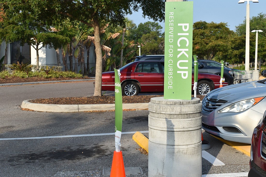 The Publix store at 525 Bay Isles Parkway in Longboat Key implemented curbside pickup service on Saturday, April 11.