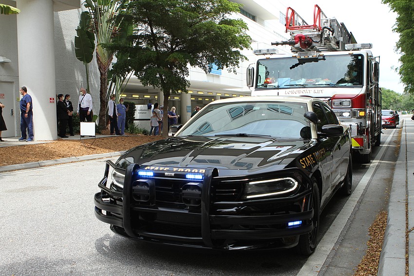 Florida state troopers participated in the event. Harry Sayer