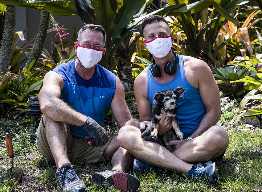 Jerry Rivera, Joey Panek and dog Lulu