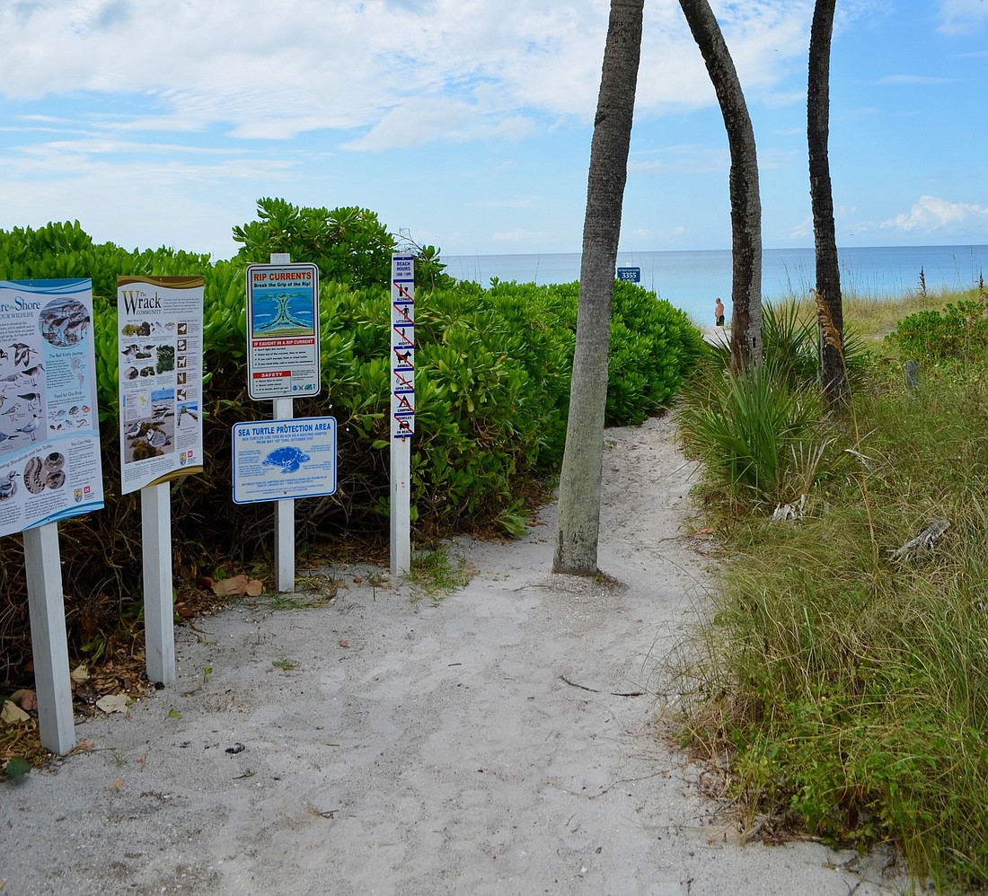 Access to a Longboat Key beach.