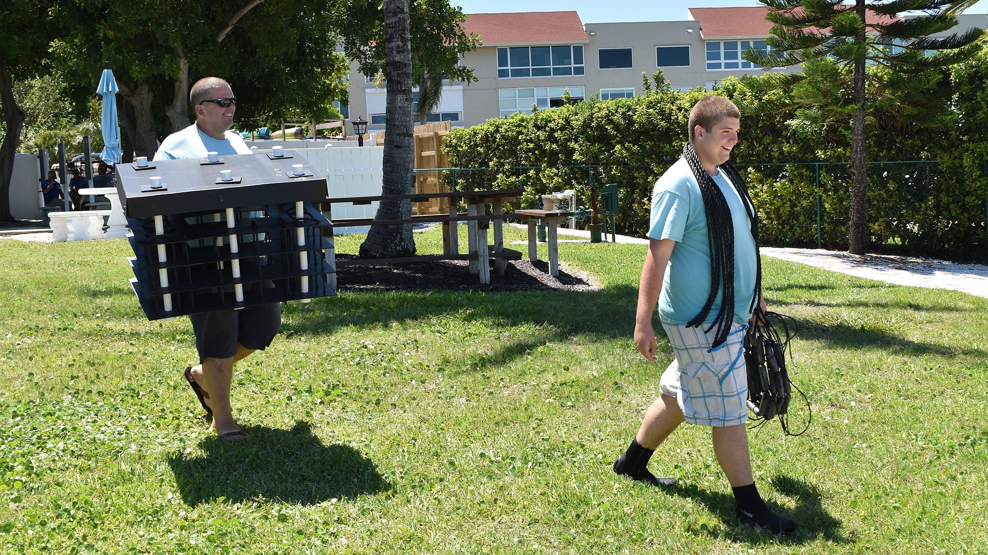 Longboat condo installs Mini Reefs underneath docks Your Observer