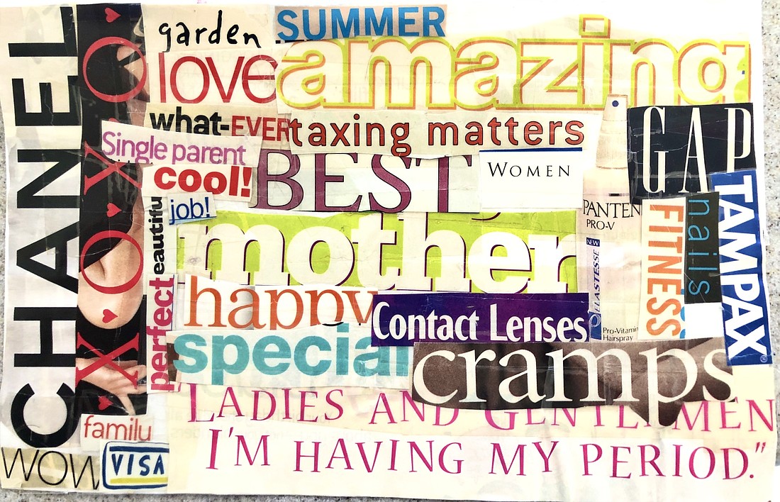 Nancy Rozance&#39;s daughter created a collage for her mother.