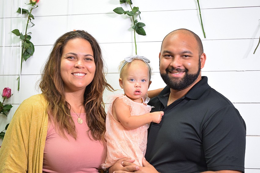 West Bradenton's Vhal Miller enjoys her first Mother's Day with her 10-month-old daughter Sarai and her husband, Andre.