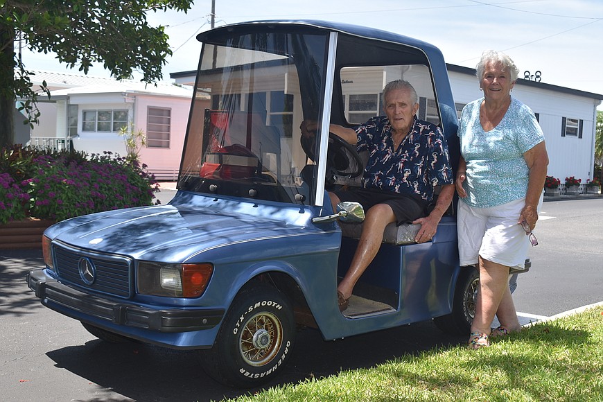 Longboat Key couple's mini Mercedes is a neighborhood staple