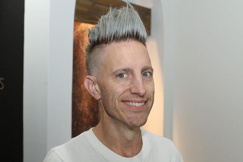 Matthew Leone accompanied his brother Nathan to Just Gents Barber & Spa and decided he really wanted to do up his signature fauxhawk.