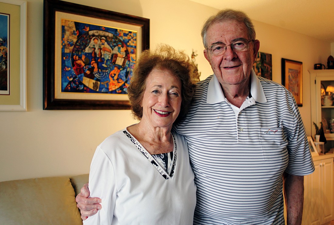 Florence and Milton Harr celebrated their 75th wedding anniversary on Tuesday.