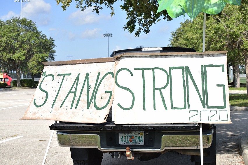 Teachers and staff members of the school encourage seniors to remain strong as they close out the year and await graduation.