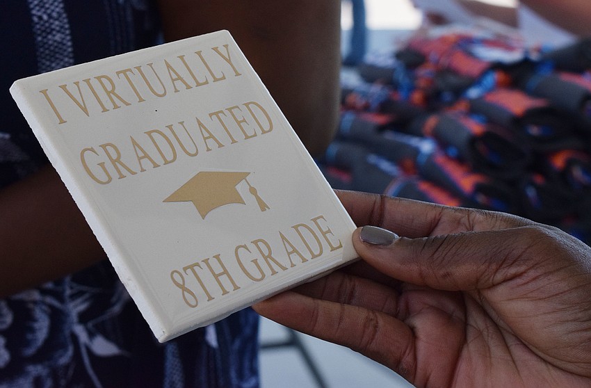 Every eighth grader received an 