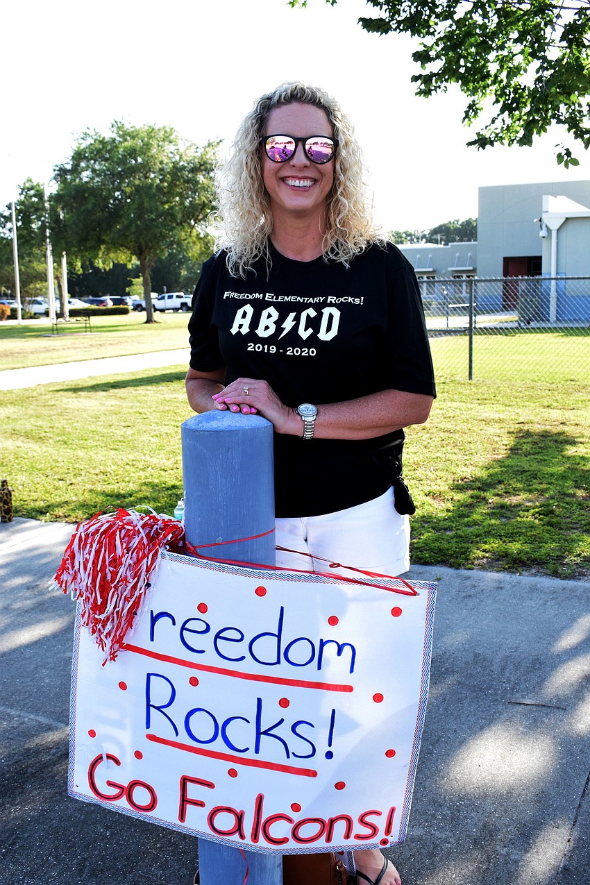 Kelley Jomisko, a kindergarten teacher at Freedom Elementary, has seen this year's fifth graders grow up since having them in kindergarten.