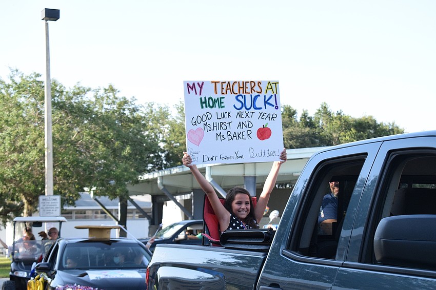 Lily Asher, a fifth grader at Freedom Elementary, misses her teachers.