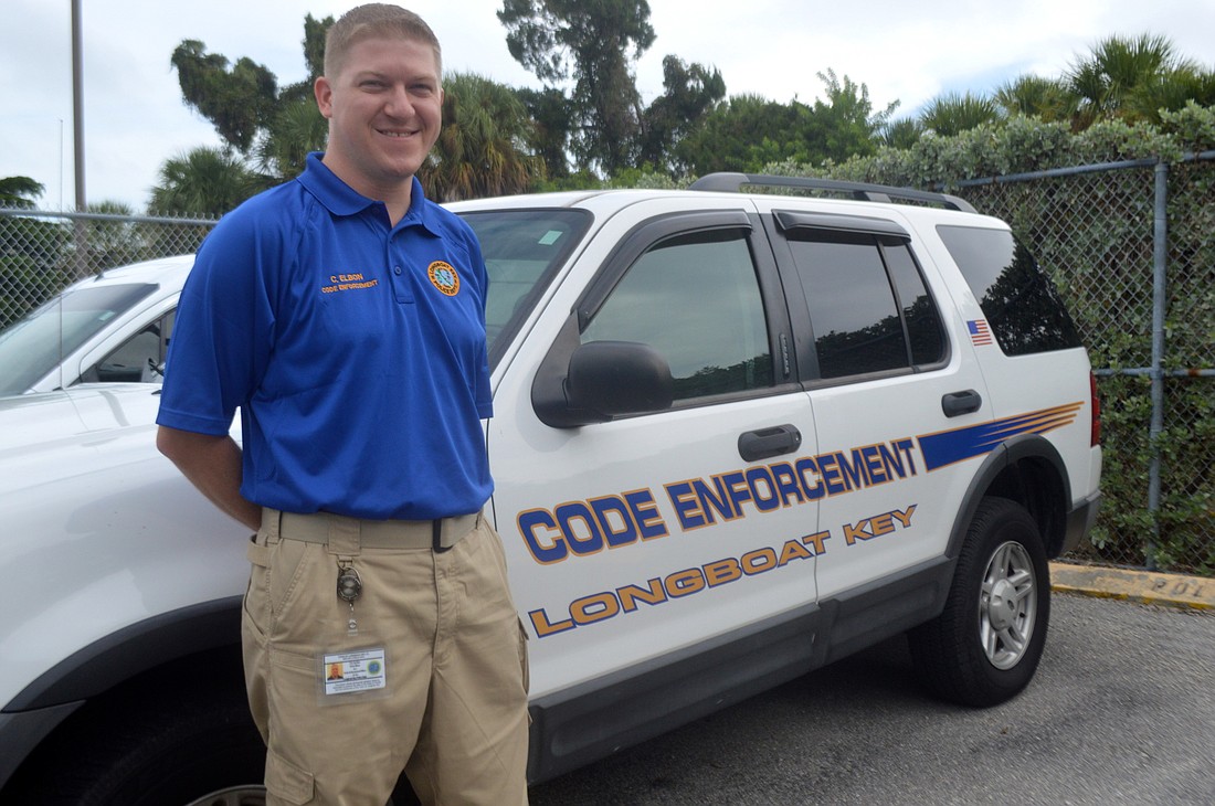 Chris Elbon has served as the town of Longboat Key&#39;s code enforcement officer from September 2014 to May 2020.