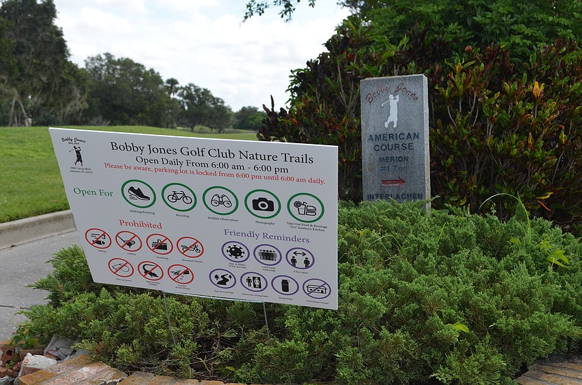 Signs guide visitors on whats allowed and what's not.