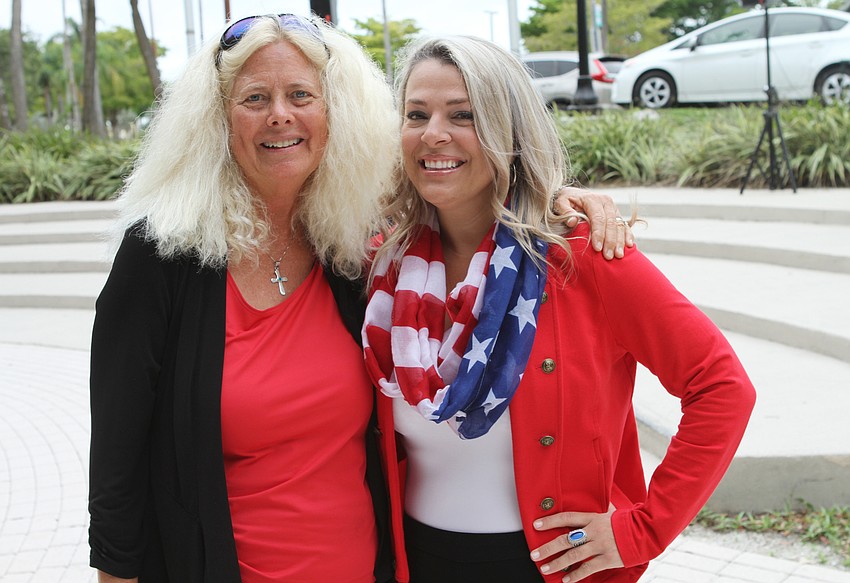 Jan Hamel Solomon and CJ Bannister welcomed guests to the event.