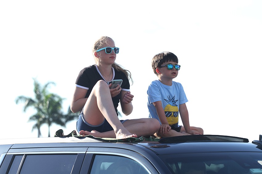 Katie and Jack Tillery sat waiting for the show to begin.