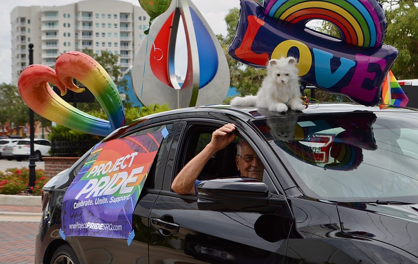 Messages of love were prevalent.