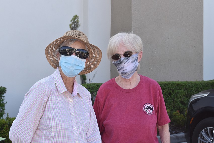 Joan Reploeg and Karen Compton