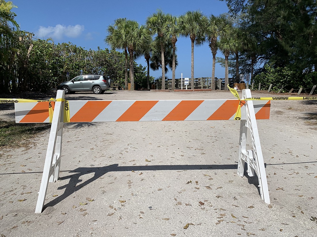 The town of Longboat Key&#39;s public beach parking closed in mid-March until June 1.  It will closed again on Tuesday.