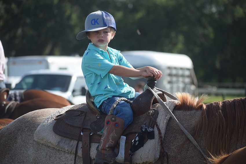 Zolfo Springs' Westin Dieter, 3, was the youngest participant at the camp.
