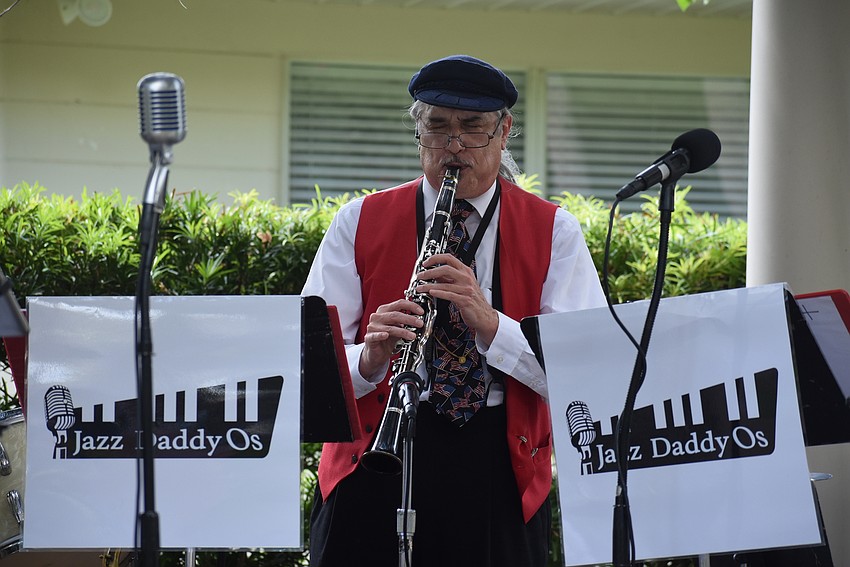 Reed Pearson on the clarinet.