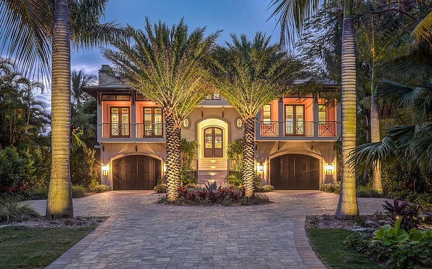 The home is on the north end of Longboat Key.