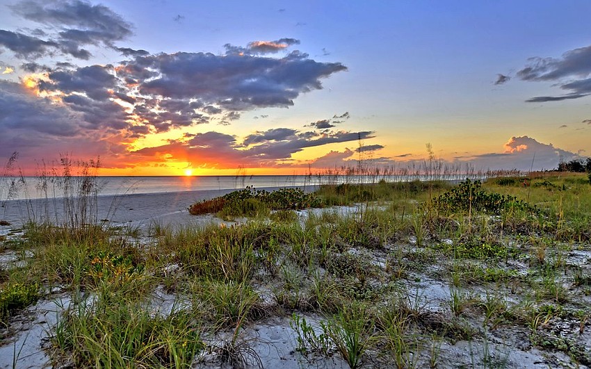 Sunsets are a highlight of the day.