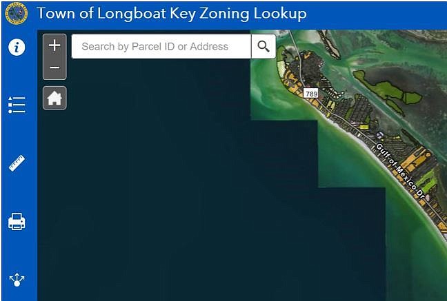 Longboat Key&#39;s new online mapping tool debuted this week. It allows users to see how a property is zoned.
