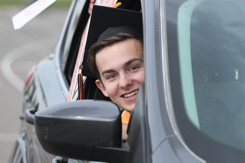 Tyler Carter was excited to graduate.