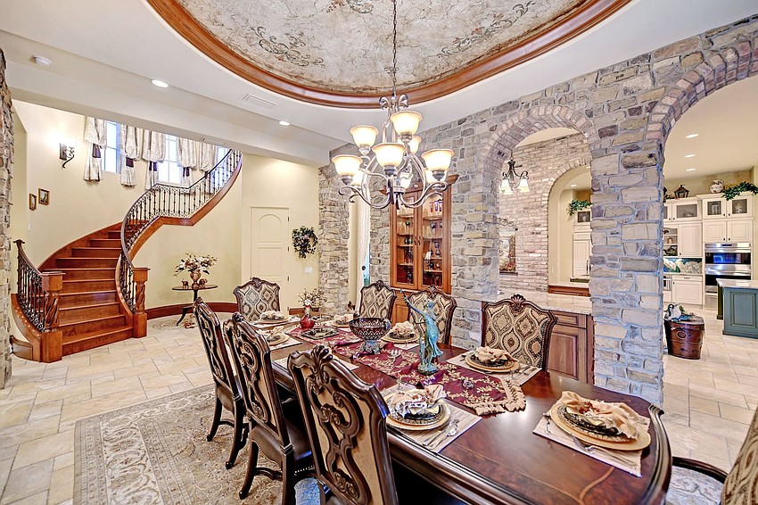 The custom finishes highlight the home. Courtesy photo