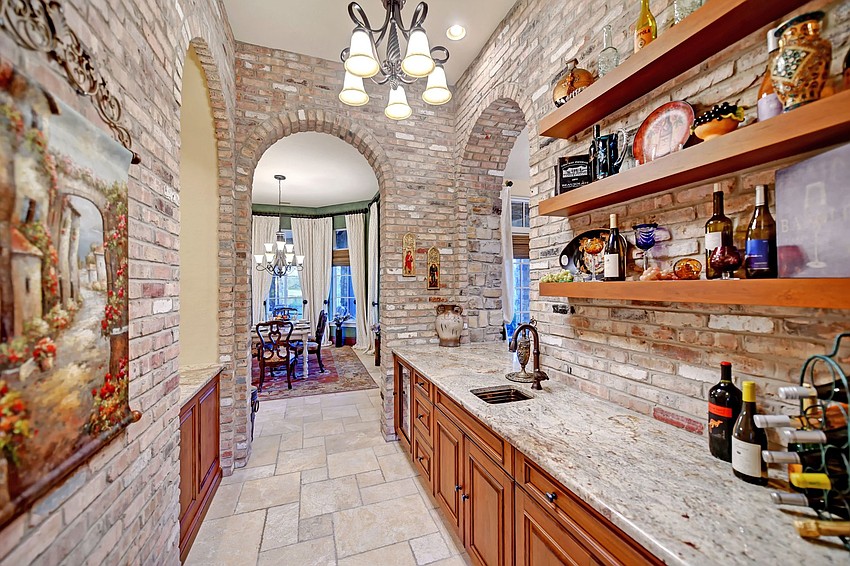 Recycled bricks were brought in from Chicago. Courtesy photo