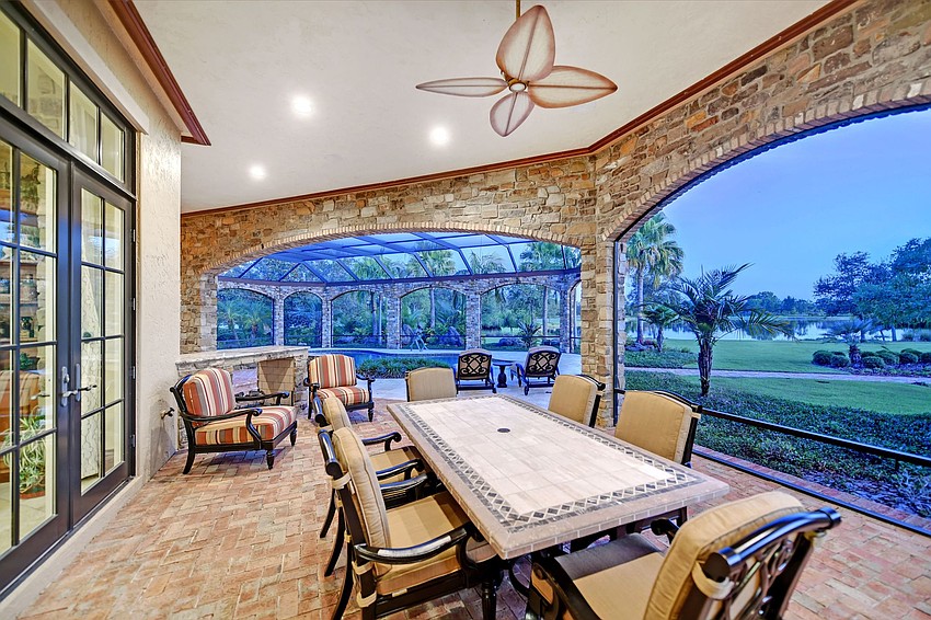 A picnic takes a whole new meaning at this outside table. Courtesy photo