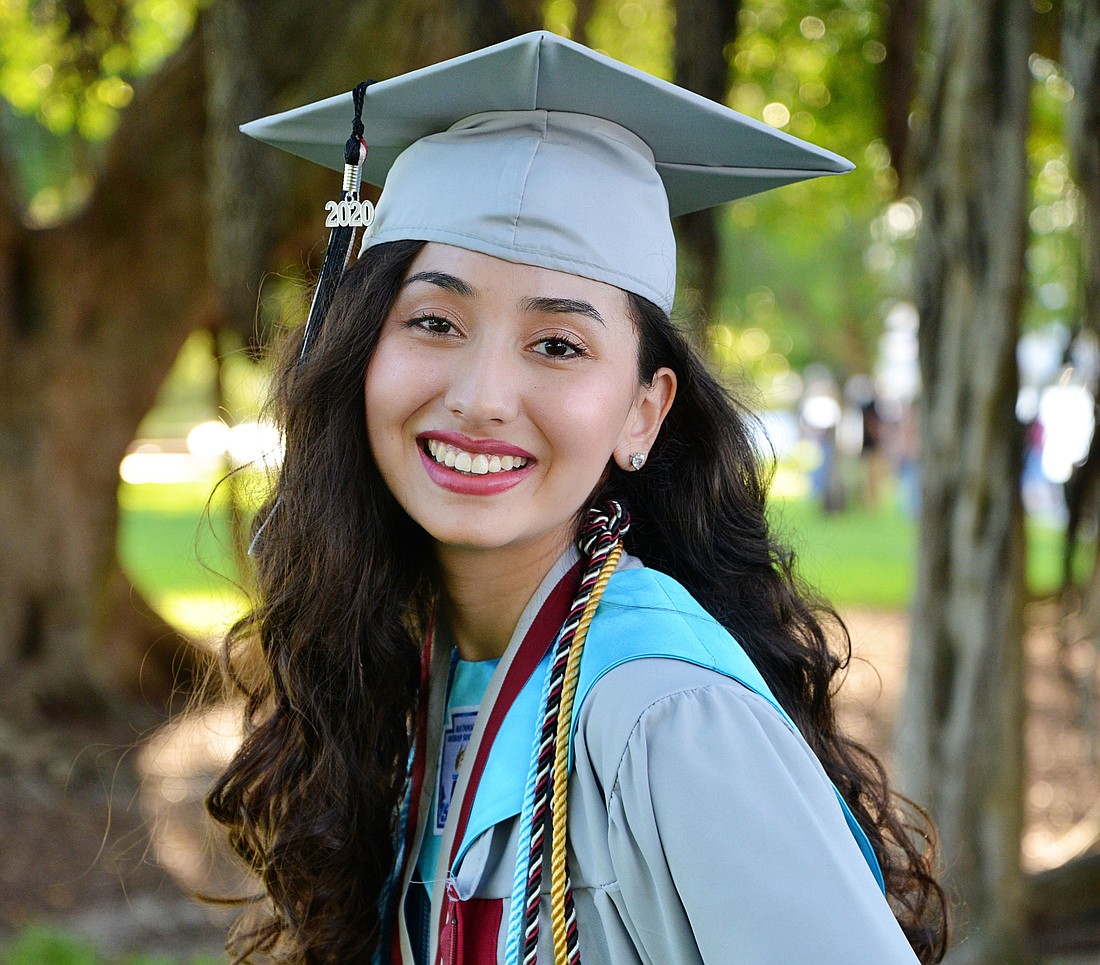 Isabella Macias, a graduating senior at Braden River High School, will sprinkle space references into her speech because of her love for space. Courtesy photo.