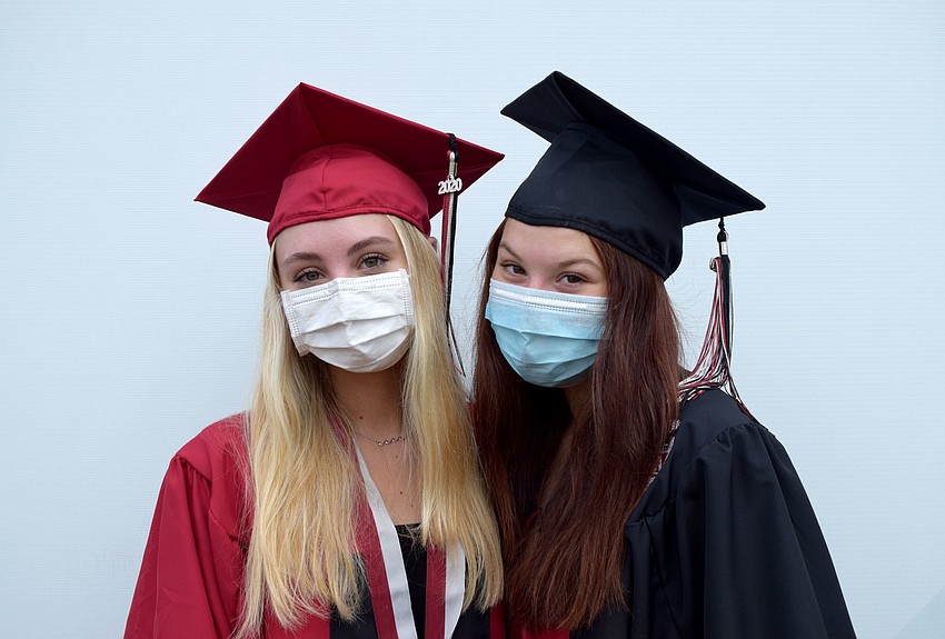 Mary Kate Nolan and Kate Nixon are excited to finally be graduating after their graduation ceremony was postponed due to COVID-19.