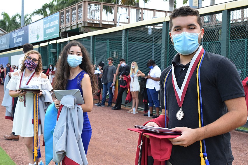 Jordyn Collis, Isabella Macias and Christian Solorzano will give speeches during the ceremony.