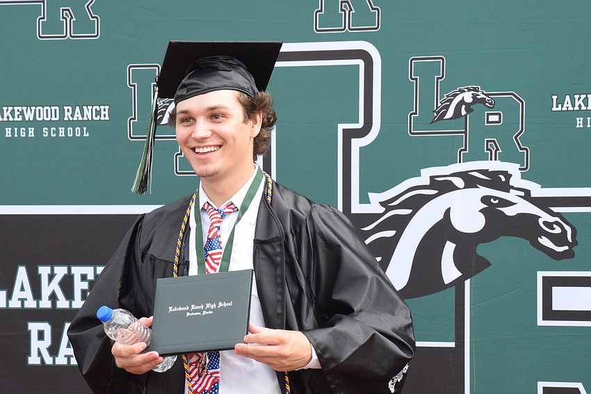 Mark Fulwood is surprised Lakewood Ranch High School had a ceremony due to COVID-19, but he's excited to graduate.