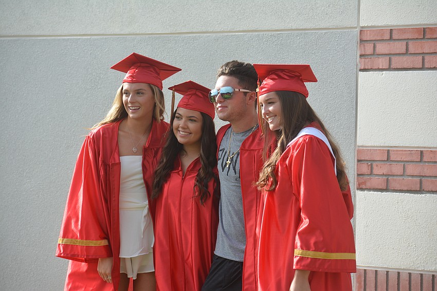 Mooney's seniors gathered at LECOM Park for their special day.