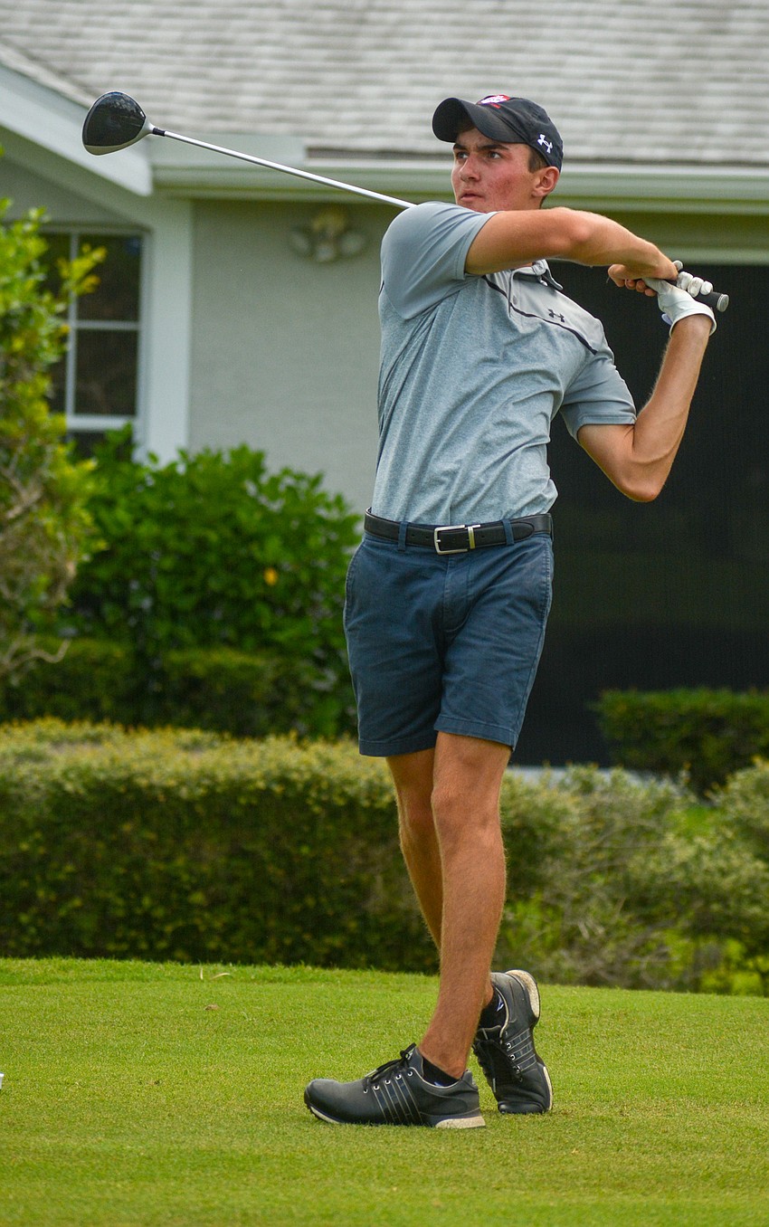 Connor DeMichele, who attends Riverview High, entered the day as the No. 1 seed.