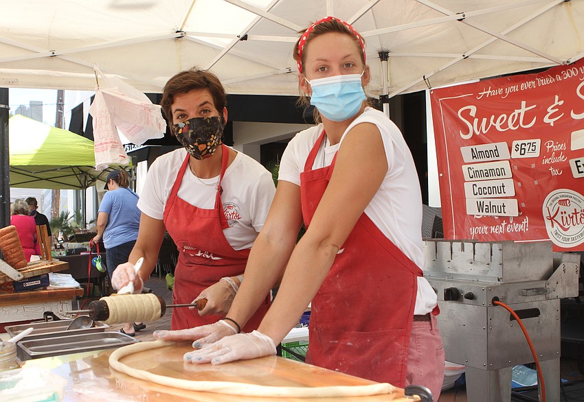 Anikos Gulyas and Reanna Bourque ran the Sweet and Savory Sarasota business.