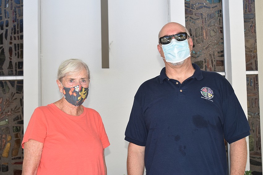 Jane Whittlinger and Pastor Ken Blyth