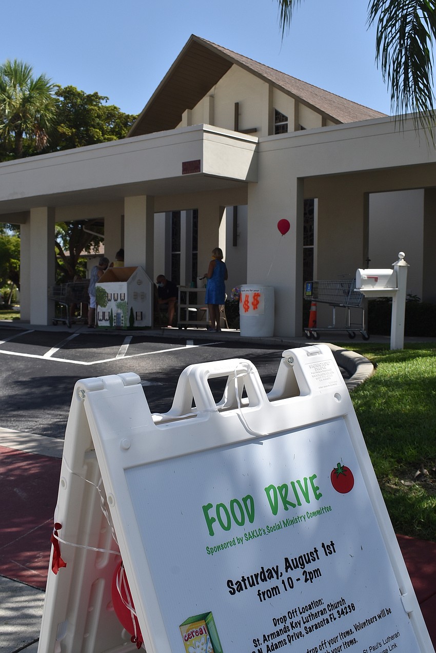 Despite the heat of the day, many donations came in the afternoon.