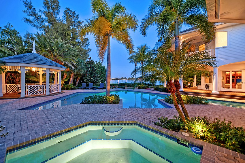 The outdoor entertainment area features more than 4,000 square feet of space.