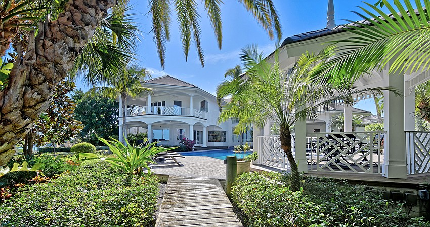 The outdoor entertainment area features more than 4,000 square feet of space.