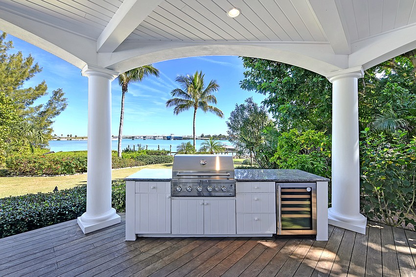 The outdoor entertainment area features more than 4,000 square feet of space.